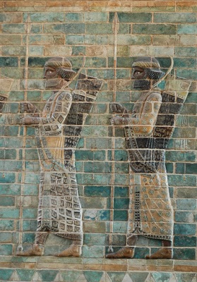تاریخچه آجر لعابی